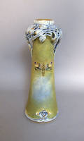 Templitz amphora art nouveau pottery vase