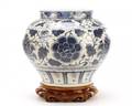 Chinese Yuan Dynasty Style Pot Underglaze Blue