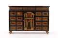 Spanish Colonial Inlaid Vargueno Cabinet