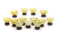 Group of 14 Boxed Chinese Jade Bowls