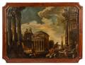 Manner Of Ricci Architectural Capriccio Oil