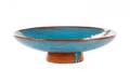 Blue Glazed Footed Ceramic Bowl Laura Andreson
