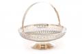 Tiffany  Co Silver Footed And Handled Basket