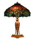 Hanging Head Dragonfly Table Lamp After Tiffany