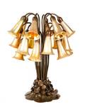 Tiffany Style 18 Light Lily Table Lamp