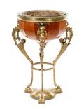 Fine Gilt Bronze Mounted Walnut Floor Jardiniere