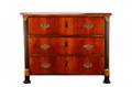 Austrian Biedermeier Style Three Drawer Commode