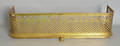 Regency style brass fire fender