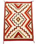 Navajo Wool Woven Regional Rug 20th C