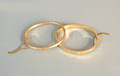 Two 14K rose gold bangle bracelets