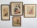 GROUP OF FOUR JAPANESE WOODBLOCK PRINT