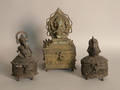 Three bronze dohkra boxes