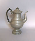 Pewter coffeepot by Dixon  Sons