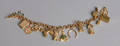 14K yellow gold charm bracelet