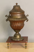 Brass and copper brazier