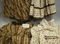 Group of Assorted 19th and Early 20th Century Printed Clothing Items