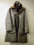 Hermes Fur Trimmed and Lined Brown Pigskin Coat with a Hat