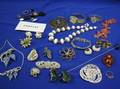 Miscellaneous Lot of Costume Jewelry Buttons Etc