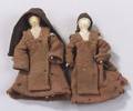 Two Grodnertal Wooden Nuns