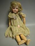 AM Bisque Head Doll in Commercial Dress