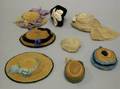 Eight Doll Hats for Fashionable Ladies