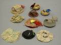 Lot of Ten Small Hats for Fashionable Ladies and Bebes