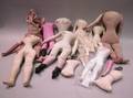 Lot of Twelve Cloth Doll Bodies