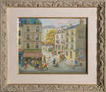 Pair of oil on canvas European street scenes