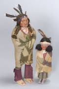 Two Skookum Indian Dolls