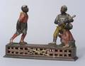 J  E Stevens Darktown Battery Mechanical Bank