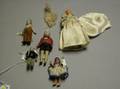 Five Dollhouse Dolls