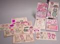 Lot of Seven Paper Doll Postcards