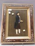 Framed Dimensional Dressed Figure of George Washington