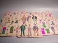 Large Lot of early 20th Century Paper Dolls