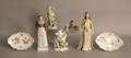 Meissen type porcelain figural group