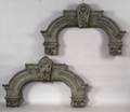 Pair of Renaissance Revival Galvanized Tin Architectural Elements