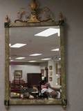 Georgianstyle Giltwood and Faux Marble Mirror