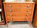 Federal Cherry and Mahogany FourDrawer Chest
