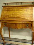 Late Victorian Ladys Cherry Slantlid Writing Desk