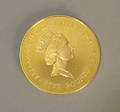 1990  22K gold Queen Elizabeth