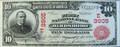 1902 series 10 dollar red seal Birdsboro note
