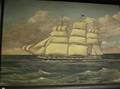 Framed Oil Portrait of The Packet Ship James Foster