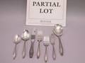 Fortyone Piece Home Decorators Sterling Silver State House Flatware Set