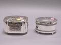 Two Sterling Silver Footed Boxes