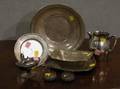 Eight Sterling Silver and Silver Plated Table Items