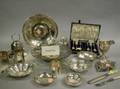 Twenty Silver Tableware Items