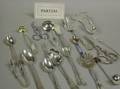 Sixtyfive Assorted Sterling and Silver Plated Flatware Items