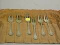 Six Whiting Empire Pattern Fish Forks