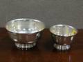 Two Small Sterling Silver Reverestyle Bowls