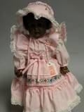 Black Kestner Bisque Socket Head Doll